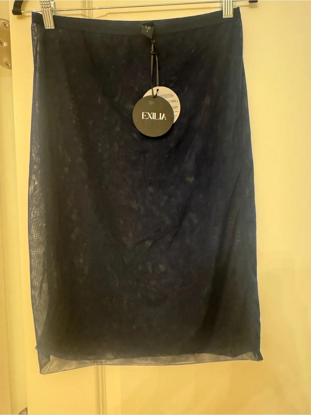 EXILIA Sheer Midi Women's Skirt NWT